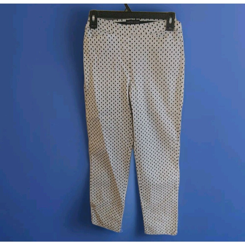 Adrienne Vittadini Women’s White Textured Dress Pants Size 2